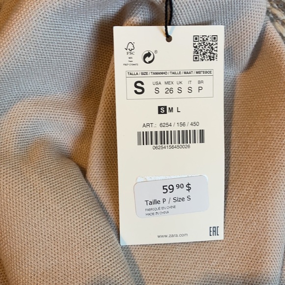 Zara knit midi dress - Picture 2 of 2